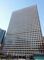 　日本初の超高層ビルとして建設された霞が関ビルディング＝東京都千代田区