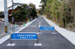 　島原鉄道の廃線跡に整備された自転車道＝１月、長崎県南島原市