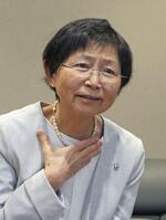 　発達心理学者の仲真紀子さん