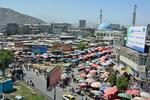 　アフガニスタンの首都カブールにある市場＝１２日（共同）
