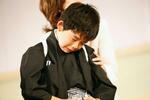 　２０１０年、ＪＴ日本シリーズの子ども大会決勝で敗れ、号泣する当時８歳の藤井聡太八冠＝名古屋市（将棋日本シリーズ総合事務局提供）