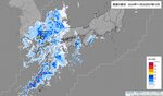 ２６日午前７時１０分現在の雨雲の動き（気象庁ホームページより）