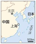 中国・上海の地図