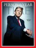 　「パーソン・オブ・ザ・イヤー（今年の人）」にトランプ次期米大統領を選んだタイム誌の表紙（同誌提供、共同）