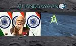 　８月、インド宇宙研究機構（ＩＳＲＯ）の無人月探査機「チャンドラヤーン３号」が月の南極付近に軟着陸し、拍手するモディ首相（ＩＳＲＯのライブ配信ユーチューブから）