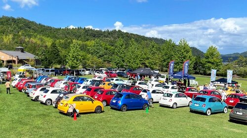 イタリア車が一堂に集まるイベントの様子（ＬＡＦＩＴＡ提供）