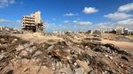 　洪水で大きな被害が出たリビア東部デルナ＝１４日（ゲッティ＝共同）
