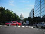 　アメリカの首都ワシントンの街並み。奥は連邦議会議事堂＝２０２４年５月１３日（共同）