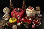 　「ラズベリーチョコレート　クリスティアン」などのクリスマスケーキ（提供写真）