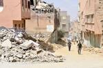 　地震で大きな被害を受けたモロッコ中部アミズミズ＝１２日（共同）