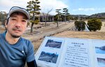 海浜公園で３０㌔を走り終え、表情に疲れがにじむ