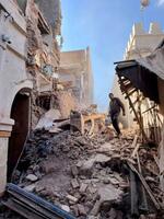 　地震の被害に遭ったモロッコ中部マラケシュの市街地＝９日（Ｊａｎａ　Ｍｅｅｒｍａｎ提供・ロイター＝共同）