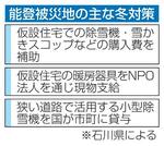 　能登被災地の主な冬対策