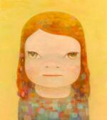 　日本初公開となる奈良美智さんの作品「Ｈａｚｙ　Ｈｕｍｉｄ　Ｄａｙ」（２０２１年、作家蔵（Ｃ）Ｙｏｓｈｉｔｏｍｏ　Ｎａｒａ）