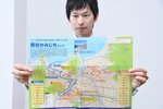 青谷かみじち史跡公園を発着点としたウオーキングマップ＝鳥取市役所