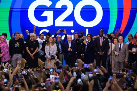 　Ｇ２０の関連会合＝１６日、リオデジャネイロ（ゲッティ＝共同）