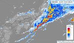 ２日午後４時２０分現在の雨雲の動き（気象庁ホームページより）