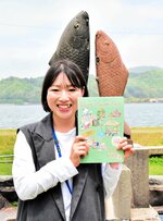 「自分を知ってもらったり、人と人をつなげたりしたい」と話す池本さん＝湯梨浜町旭の東郷湖畔公園