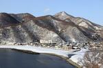　核のごみの最終処分場選定を巡る文献調査が進む北海道神恵内村＝２０２２年