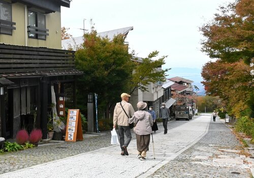 苦境が続く大山寺地区。旅館やホテルなどで宿泊料補助を利用できる＝３１日、大山町大山