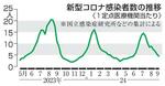 　新型コロナ感染者数の推移