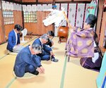 祭りの成功や安全、にぎわいを祈願する実行委メンバー