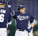 　３月、ＷＢＣに出場した韓国の李政厚＝東京ドーム