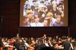 　坂本龍一さんの一周忌を前に、「東北ユースオーケストラ」が開いた追悼演奏会＝２３日午後、盛岡市